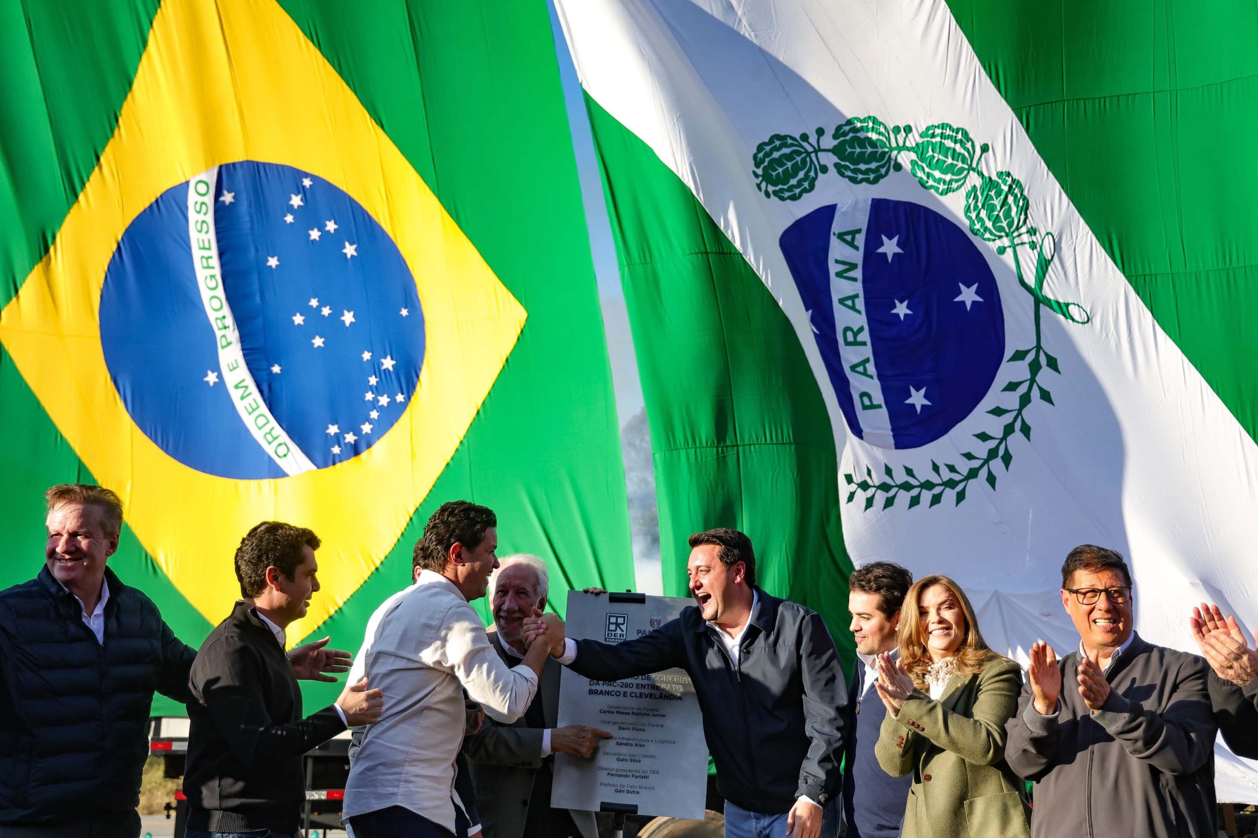 Restauração da PRC-280 é inaugurada entre Pato Branco e Clevelândia