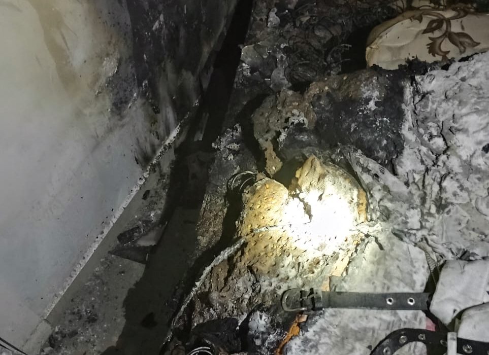 Princípio de incêndio é registrado em apartamento no centro de Palmitos