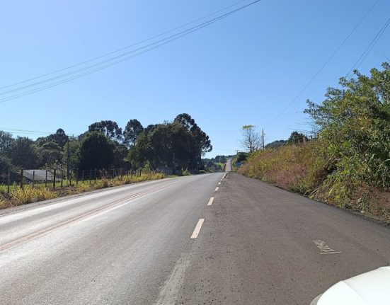 Cerca de 7 km já estão asfaltados, com sinalização horizontal e vertical concluída