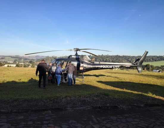 Transferência aeromédica urgente é realizada de São Domingos para Chapecó