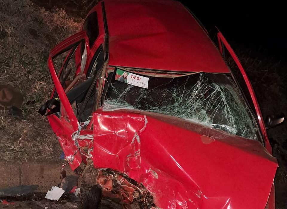 Colisão frontal deixa uma vítima fatal na SC-160 em Campo Erê