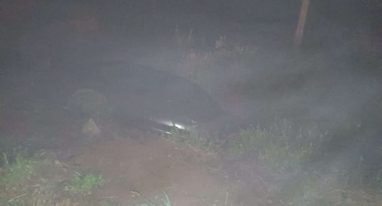 Colisão frontal é registrada na SC-480 em São Domingos