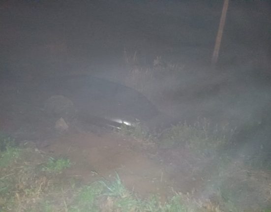 Colisão frontal é registrada na SC-480 em São Domingos