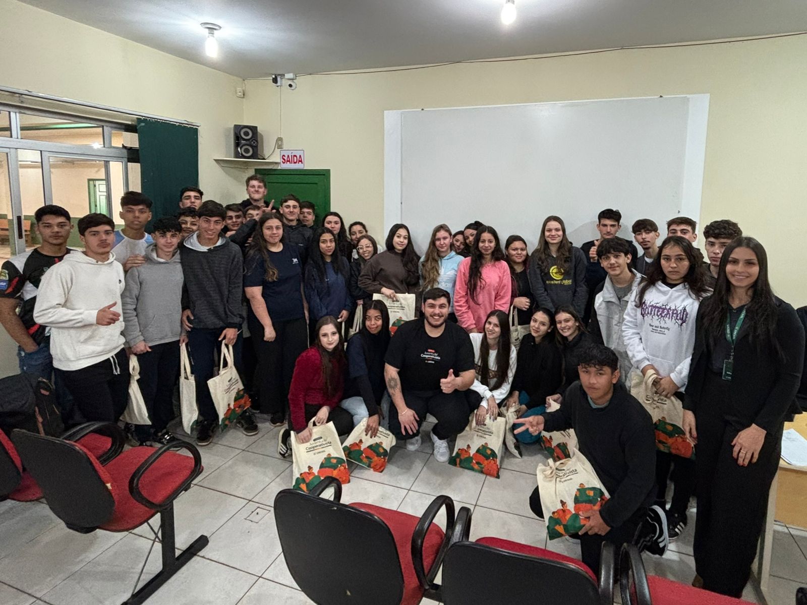 Juventude Cooperativista inicia atividades em São Domingos