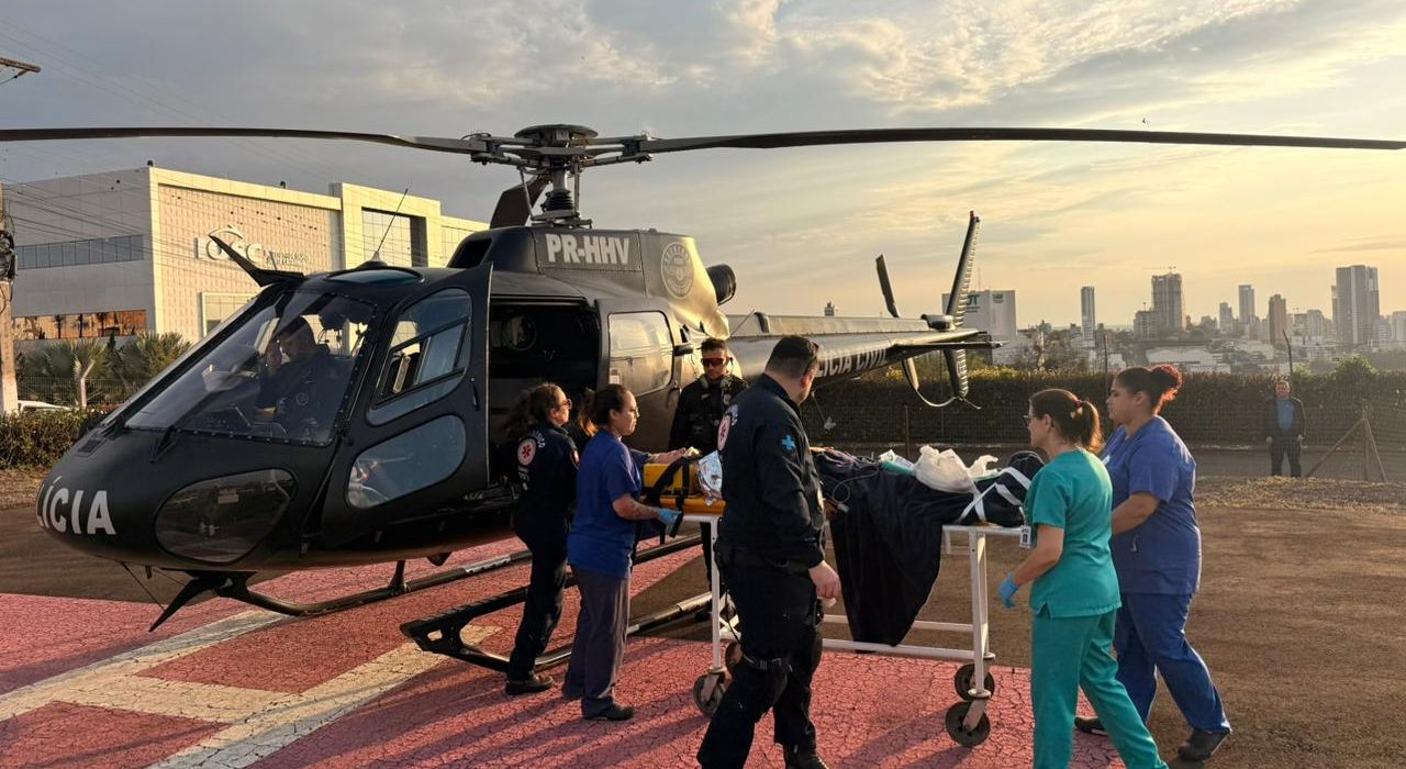 Homem fica gravemente ferido em acidente com implemento agrícola