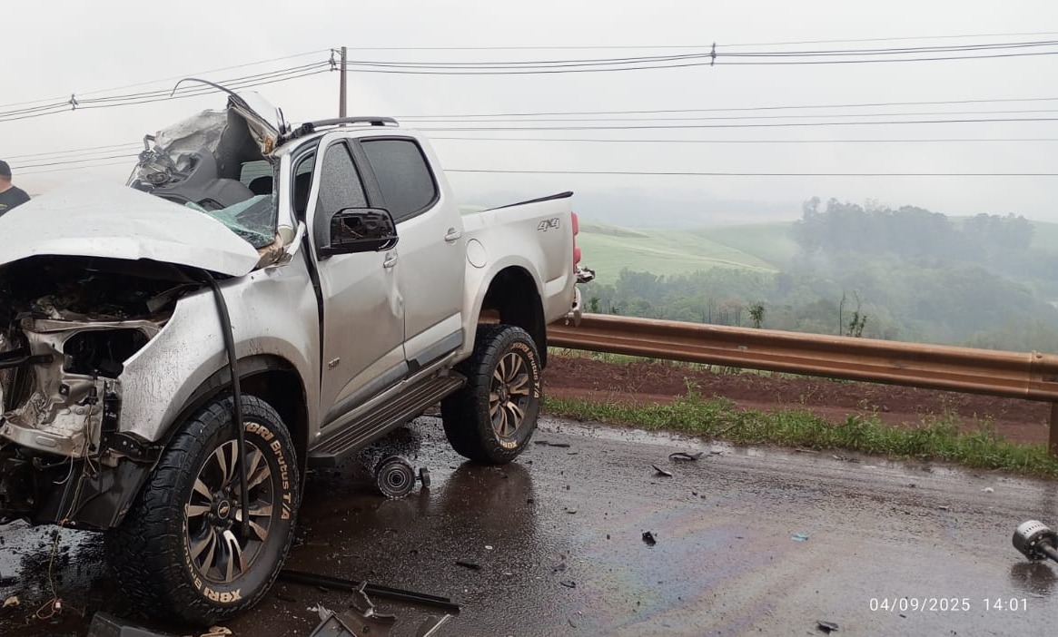 Acidente deixa uma vítima fatal na BR-282