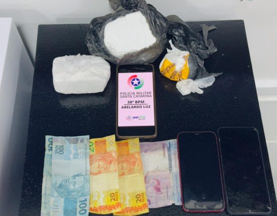 Polícia apreende drogas e prende duas pessoas em Abelardo Luz