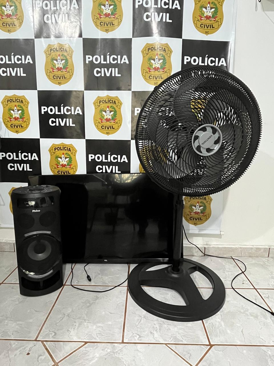 Polícia Civil recupera bens furtados avaliados em R$ 7,4 mil em São Domingos