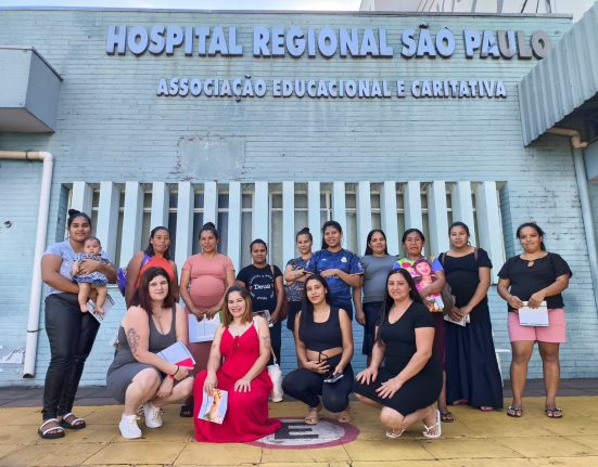 Gestantes de Ipuaçu visitam maternidade do Hospital Regional São Paulo