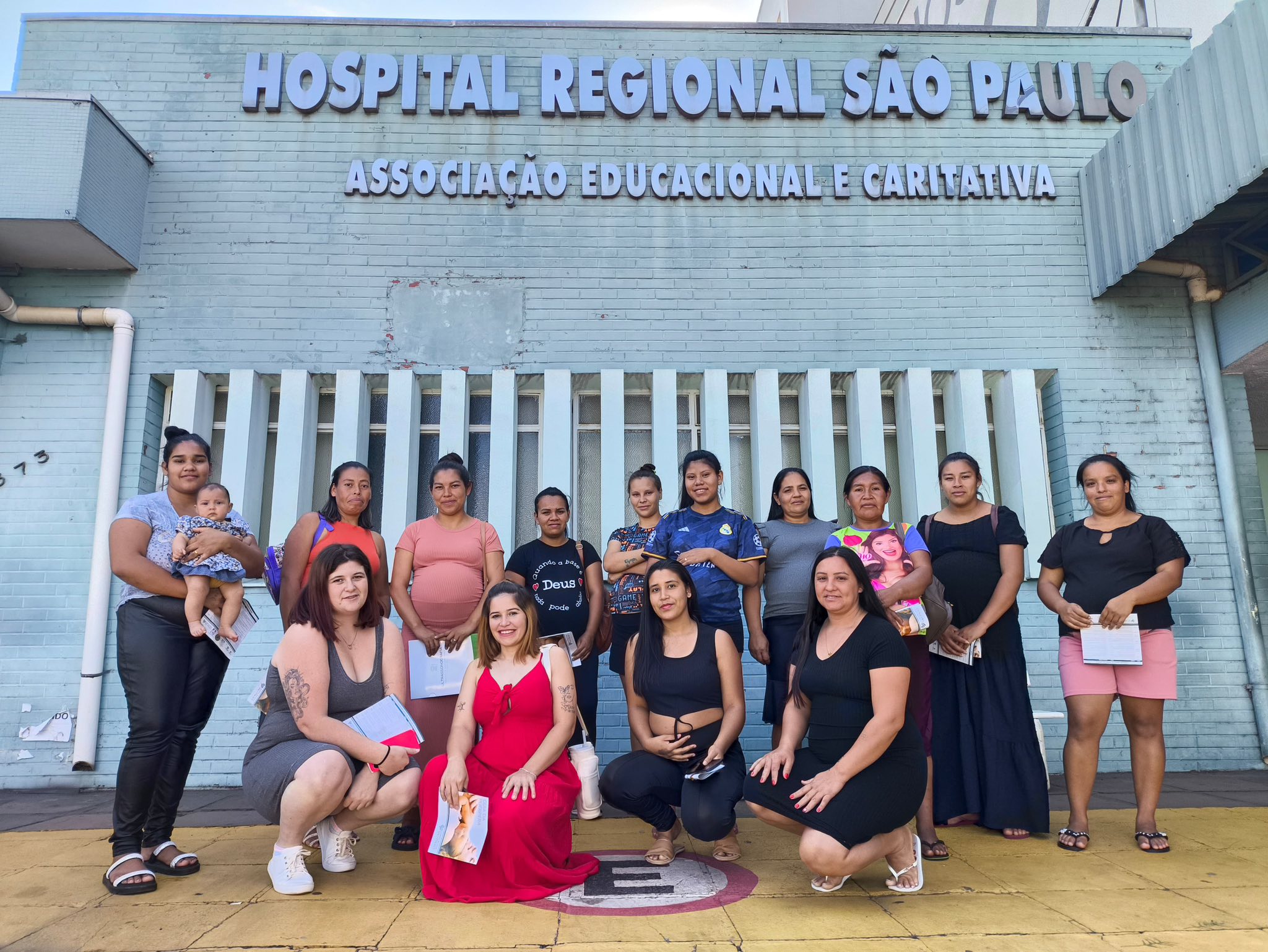 Gestantes de Ipuaçu visitam maternidade do Hospital Regional São Paulo