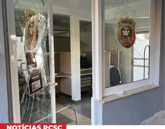 Jovem é preso após depredar Delegacia da Polícia Civil em Xanxerê