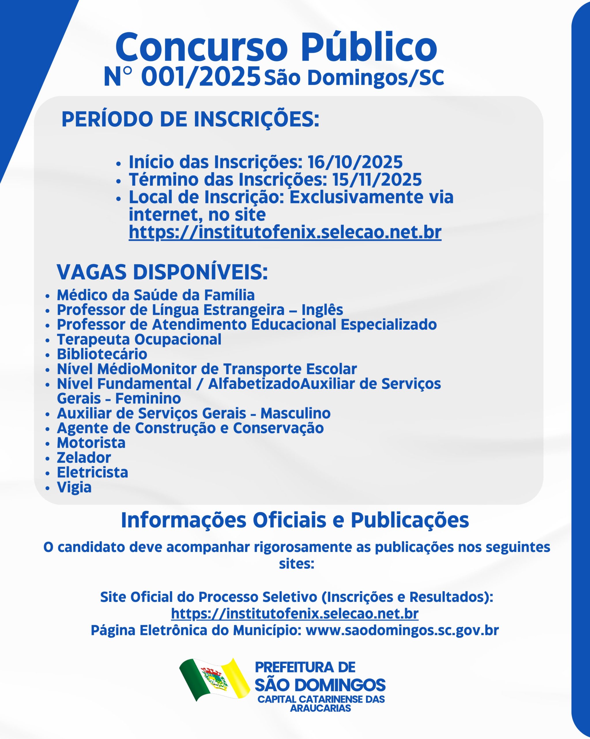 Foto prefeitura de São Domingos