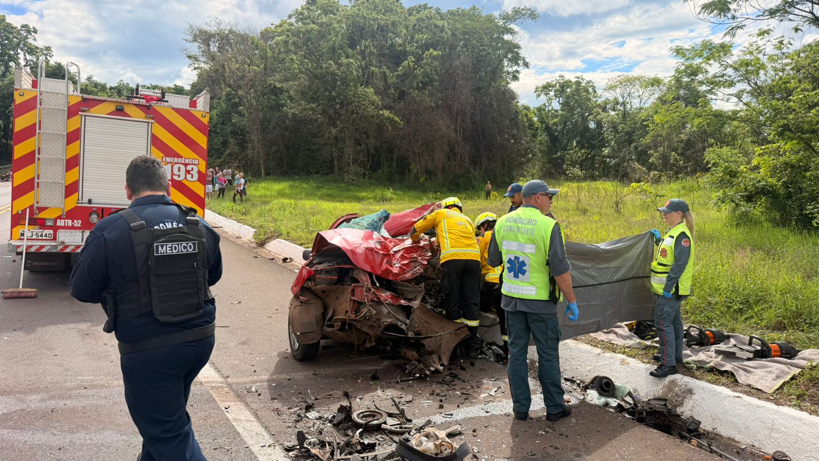 Fotos Corpo de Bombeiros/Saer-Fron