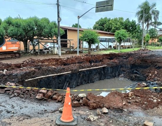 Trecho da Rua Paulo Marques está interditado para obras em São Domingos