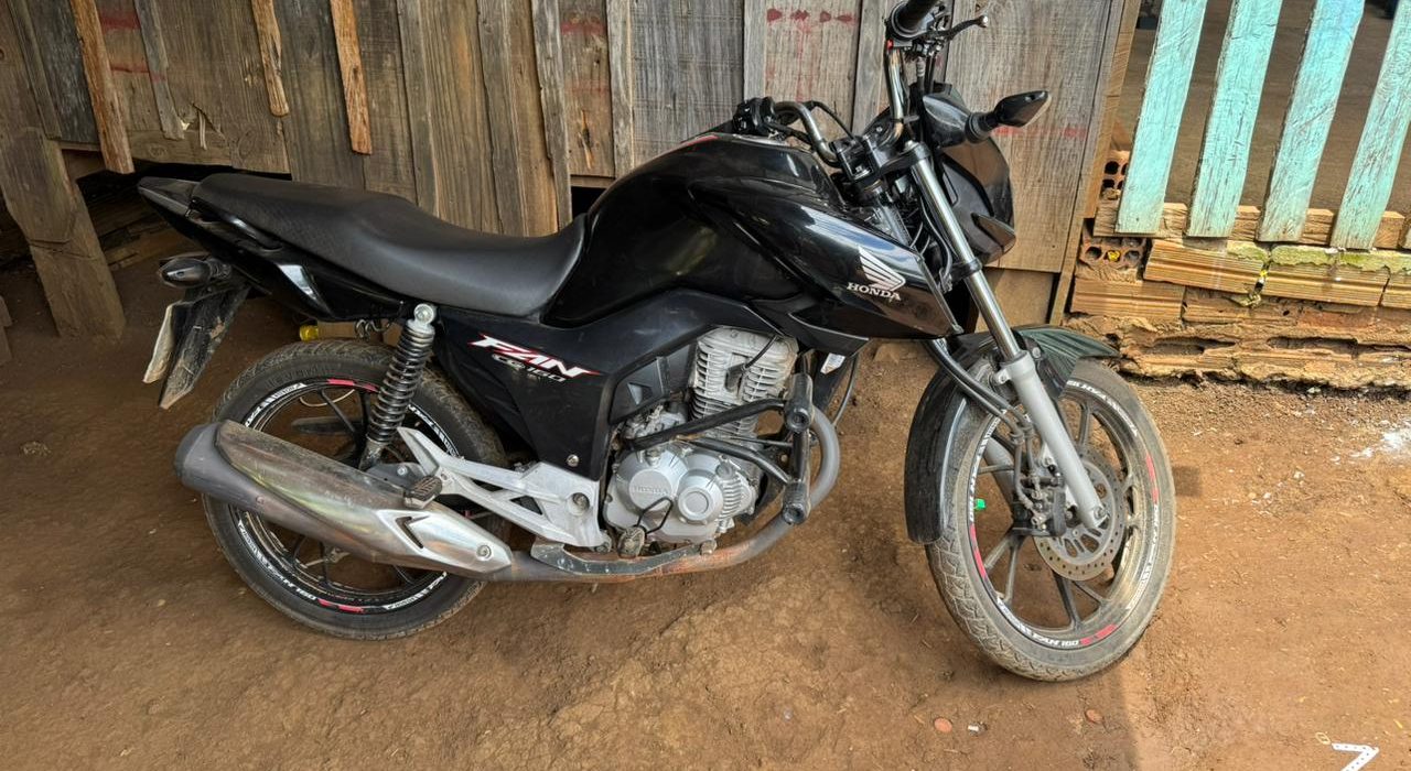 Polícia Militar recupera motocicleta furtada na área indígena de Ipuaçu