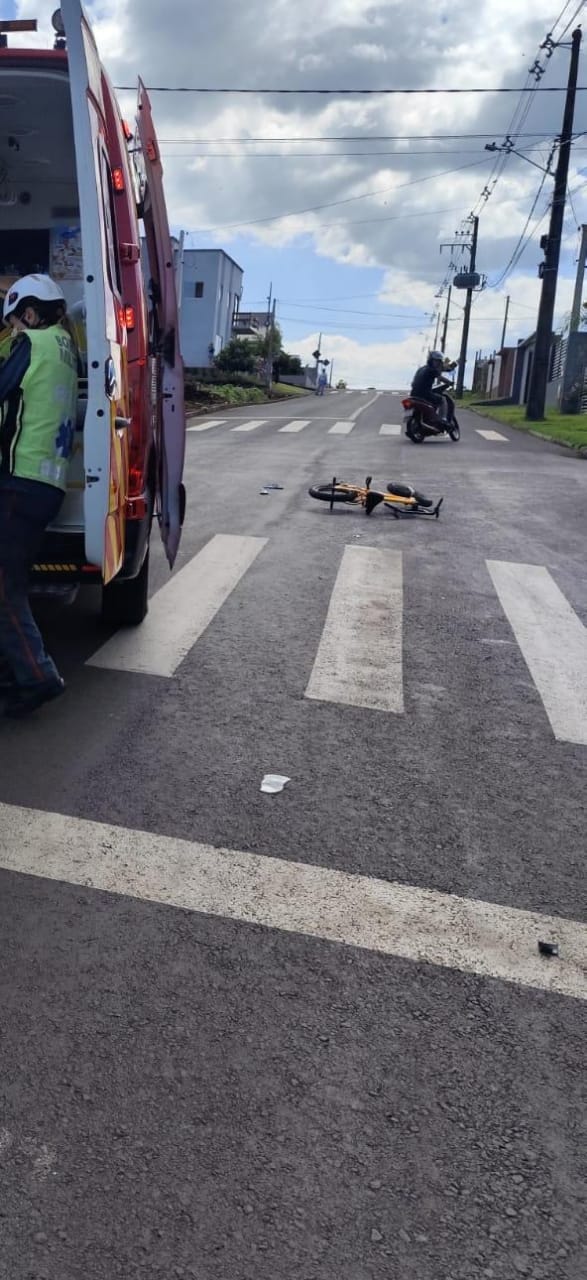 Criança de 5 anos fica ferida em atropelamento em Quilombo
