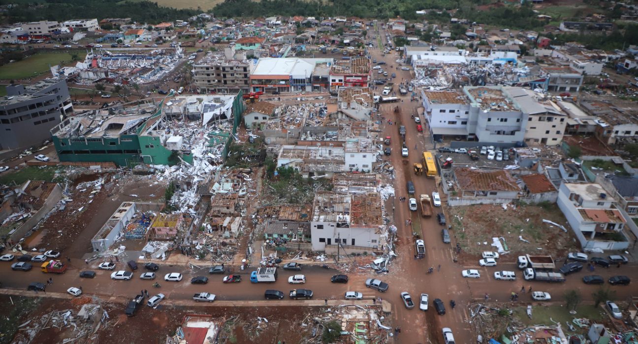 Simepar confirma três tornados na sexta com ventos de até 330 km/h e há outras suspeitas em análise