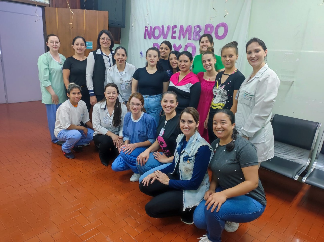 HRSP promove ação especial do Novembro Roxo com mães da UTI Neonatal