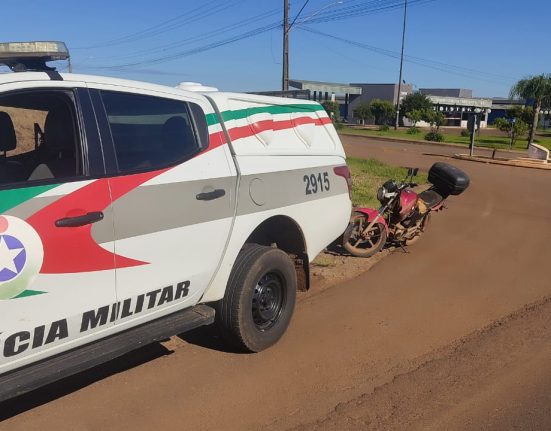 Motocicleta furtada em Ouro Verde é recuperada em Abelardo Luz