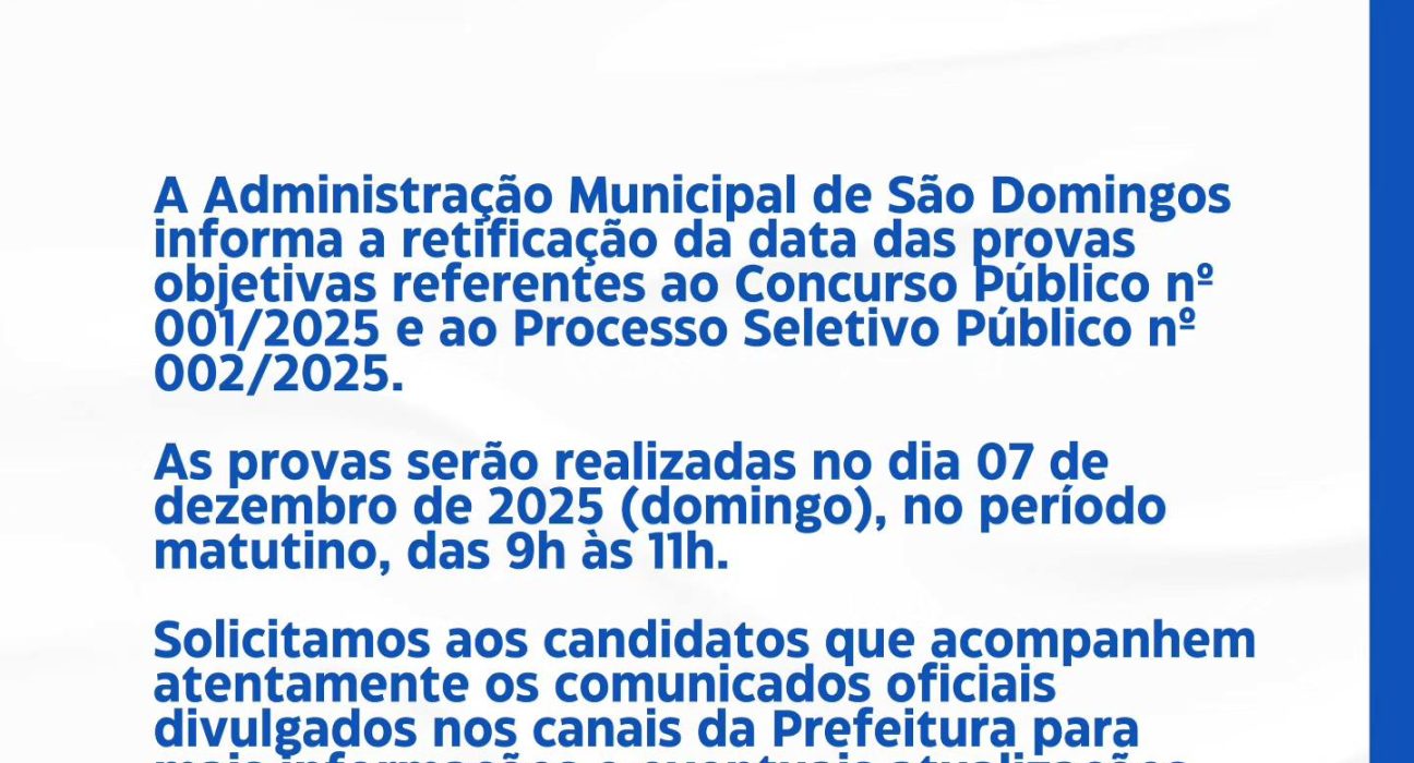 Foto Prefeitura de São Domingos