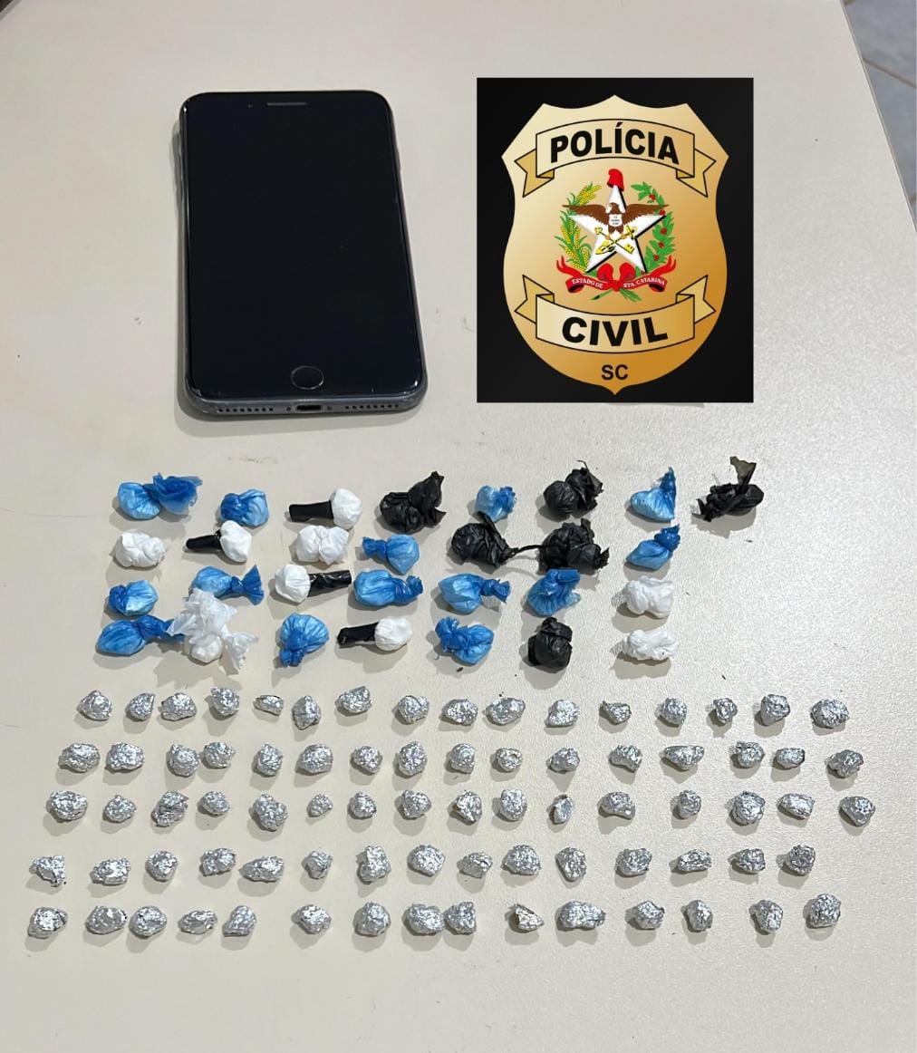 Adolescente é apreendido por tráfico de drogas no Bairro Esperança, em São Domingos