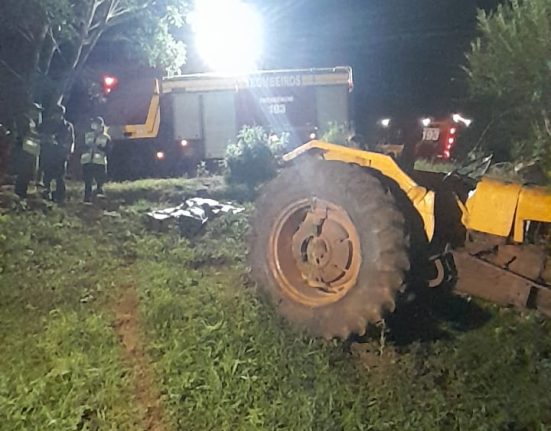 Homem morre após capotamento de trator na área rural de Xavantina