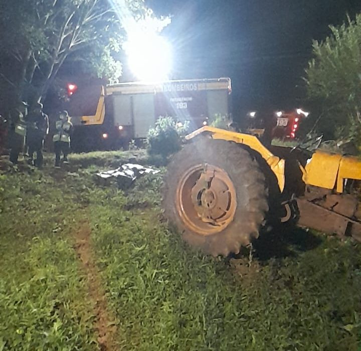 Homem morre após capotamento de trator na área rural de Xavantina