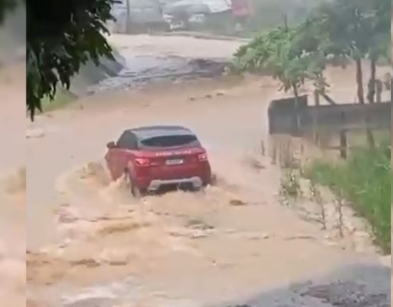 Casal e bebê de 1 ano morrem após carro ser arrastado durante ciclone