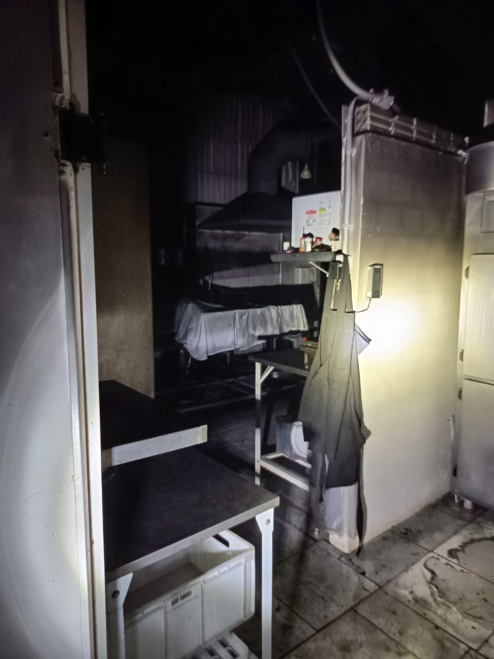 Incêndio atinge cozinha de restaurante em Guaraciaba