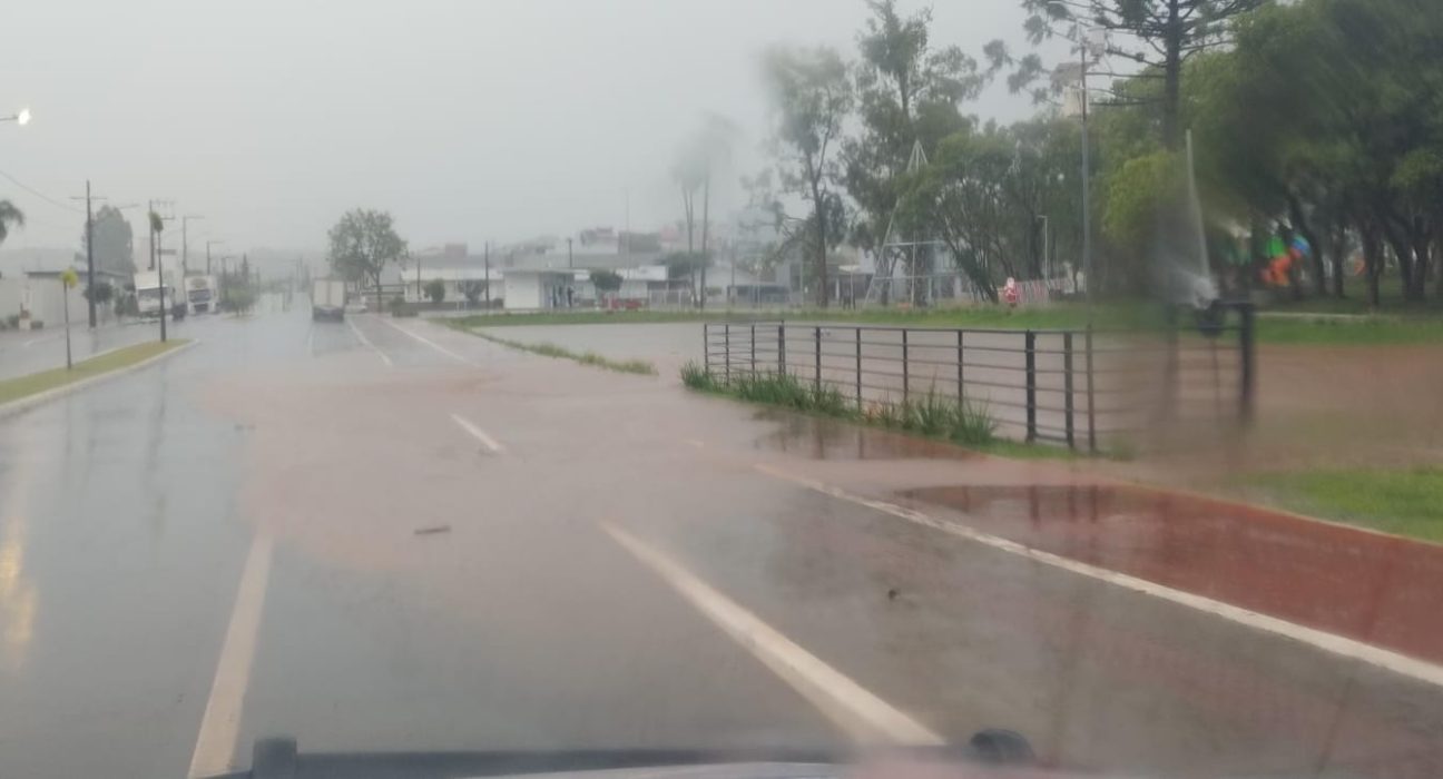 Chuva intensa causa ocorrências pontuais na região de Xanxerê