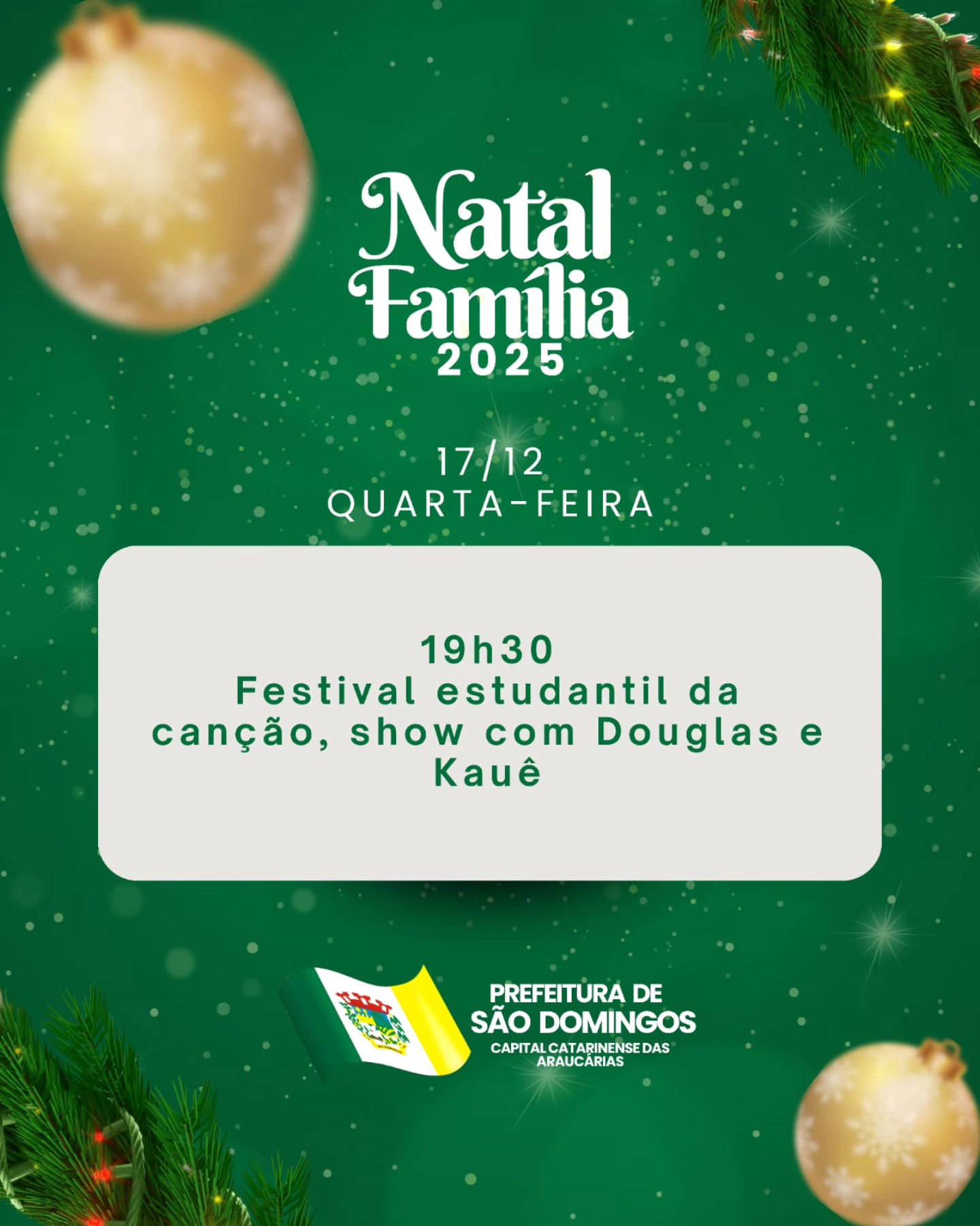 Foto Prefeitura de São Domingos