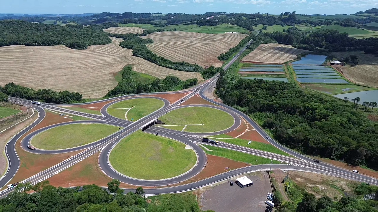 Elevado das BRs 158 e 282 é inaugurado em Maravilha