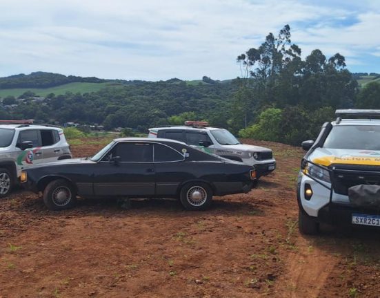 Carro furtado é localizado abandonado em Galvão