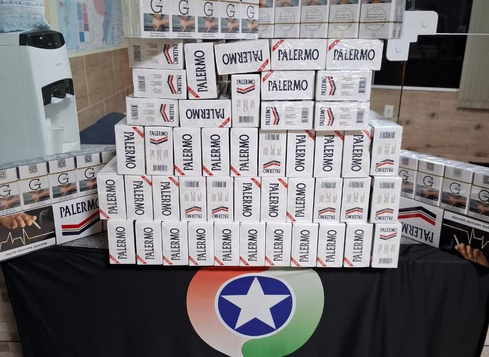 Polícia apreende cigarros contrabandeados em Bom Jesus