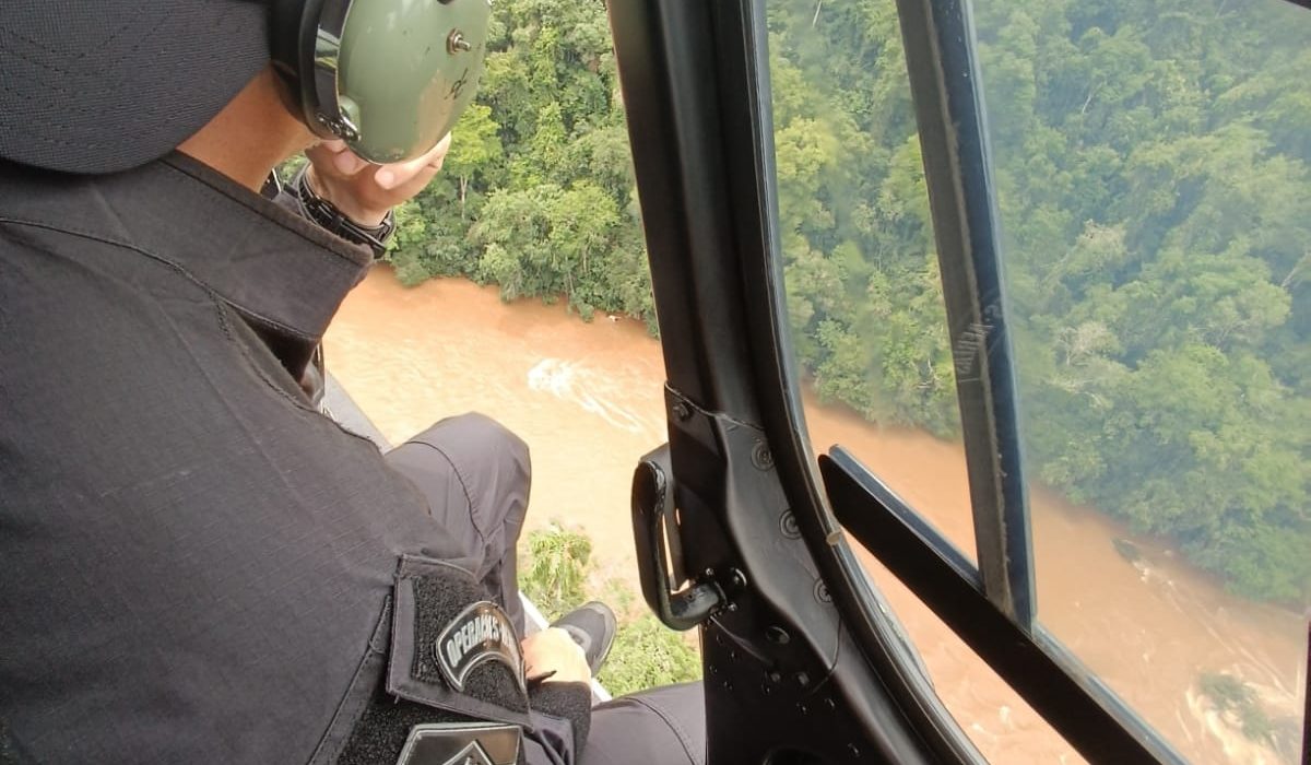 Buscas por criança seguem no rio Chapecozinho em Xanxerê