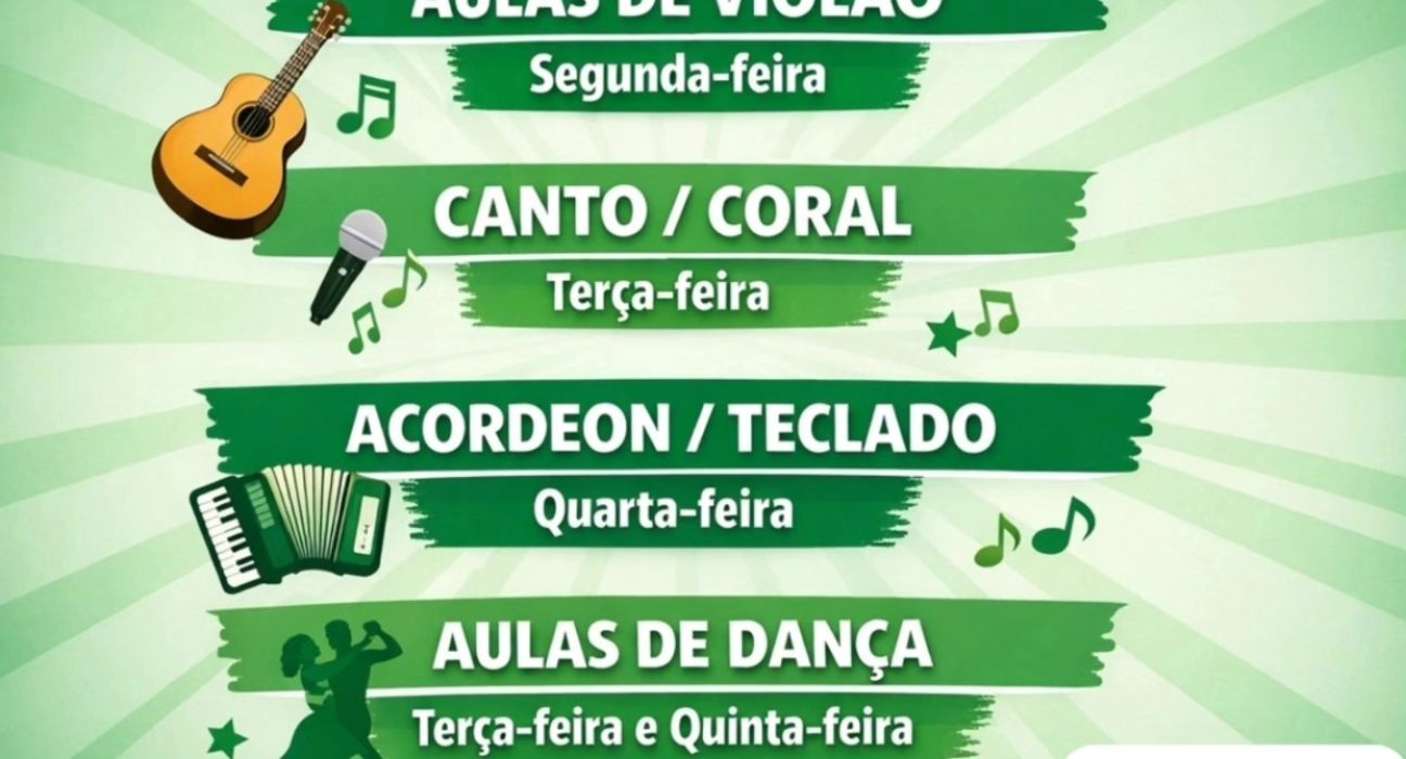 Inscrições abertas para Oficinas Culturais em São Domingos