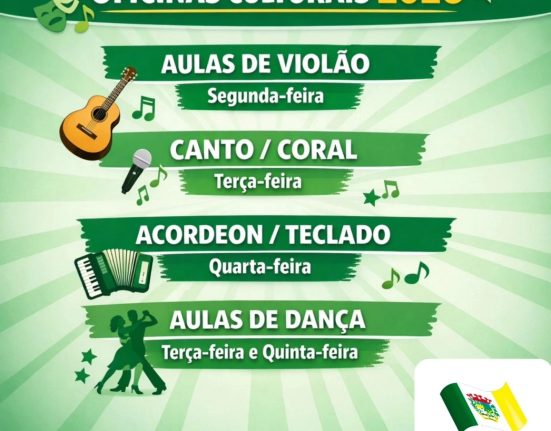 Inscrições abertas para Oficinas Culturais em São Domingos