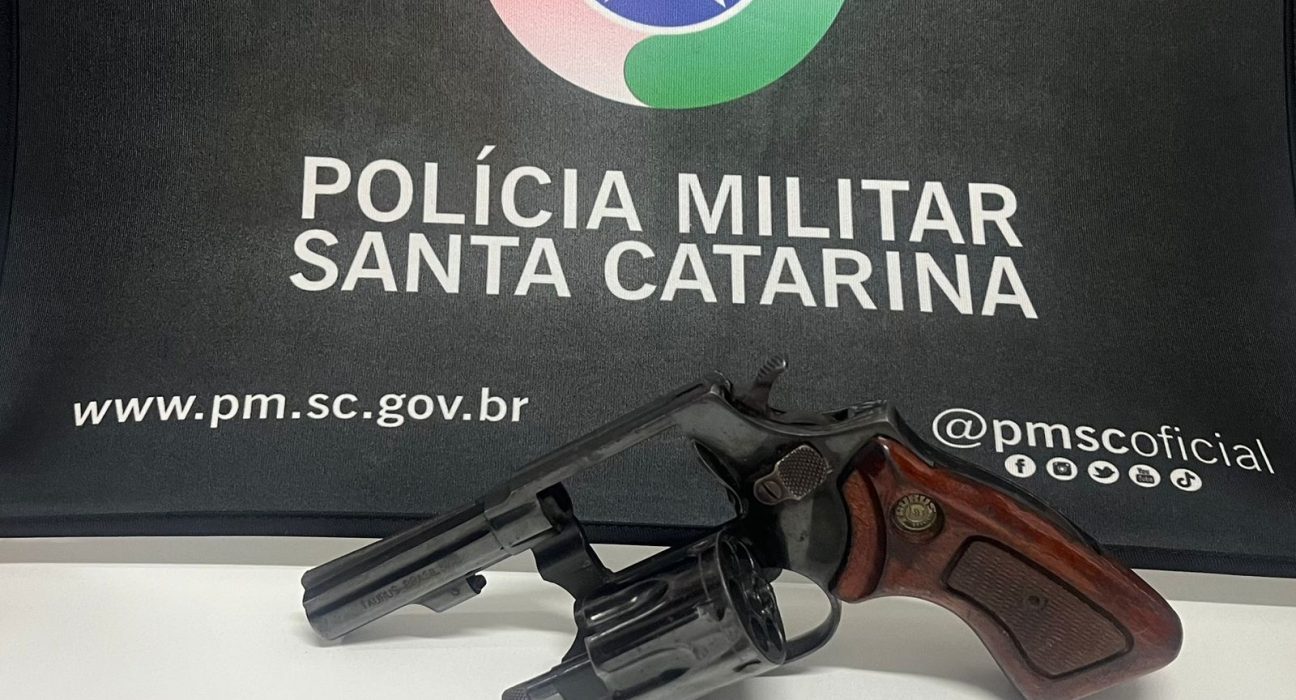 PM apreende arma após ameaça em Xanxerê