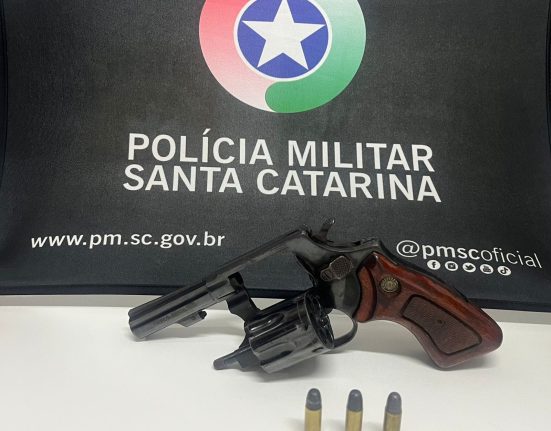 PM apreende arma após ameaça em Xanxerê