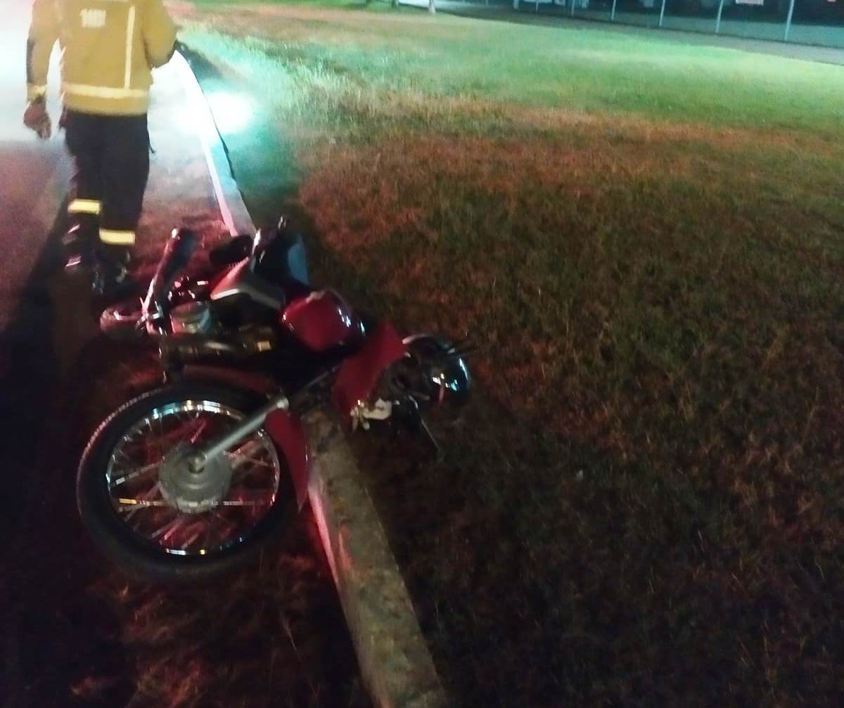Homem de 55 anos morreu no acidente - Fotos Corpo de Bombeiros