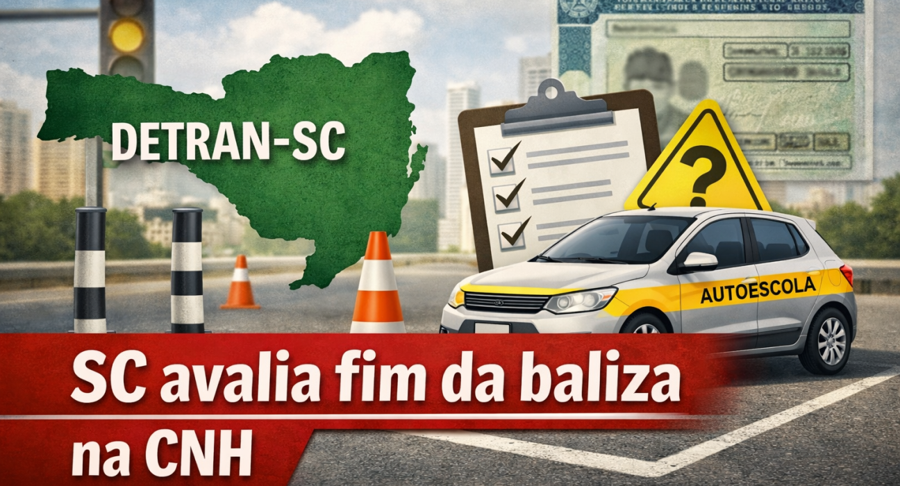 Santa Catarina avalia fim da baliza na CNH