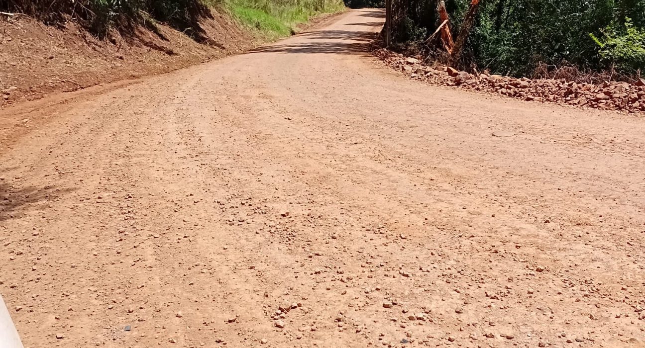 Secretaria de Obras conclui melhorias na estrada do Maratá