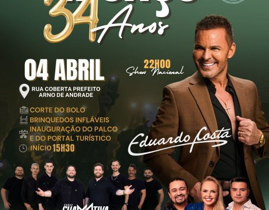 Ipuaçu celebra 34 anos com festa, inaugurações e show nacional