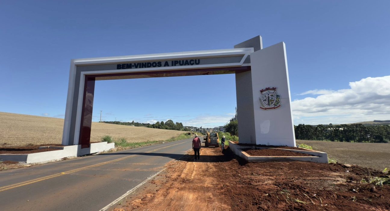 Portal Turístico de Ipuaçu entra na fase final de construção