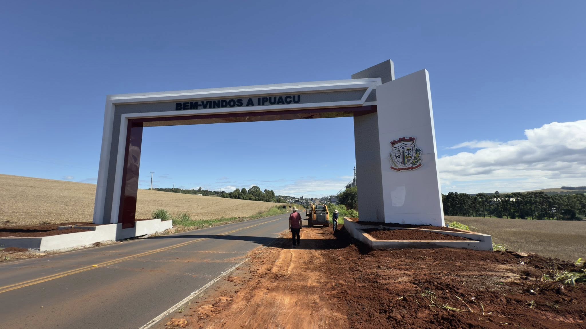 Portal Turístico de Ipuaçu entra na fase final de construção