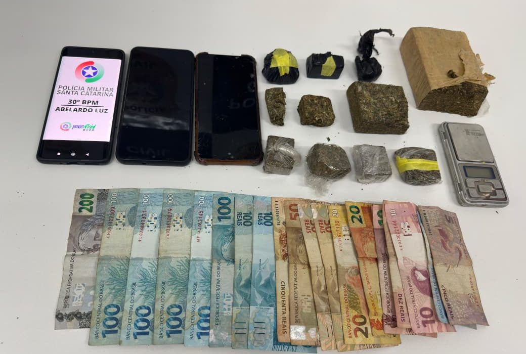 Polícia Militar desarticula esquema de tráfico por tele-entrega em Abelardo Luz
