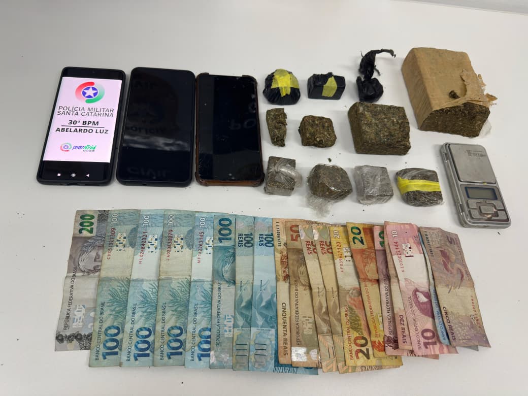 Polícia Militar desarticula esquema de tráfico por tele-entrega em Abelardo Luz