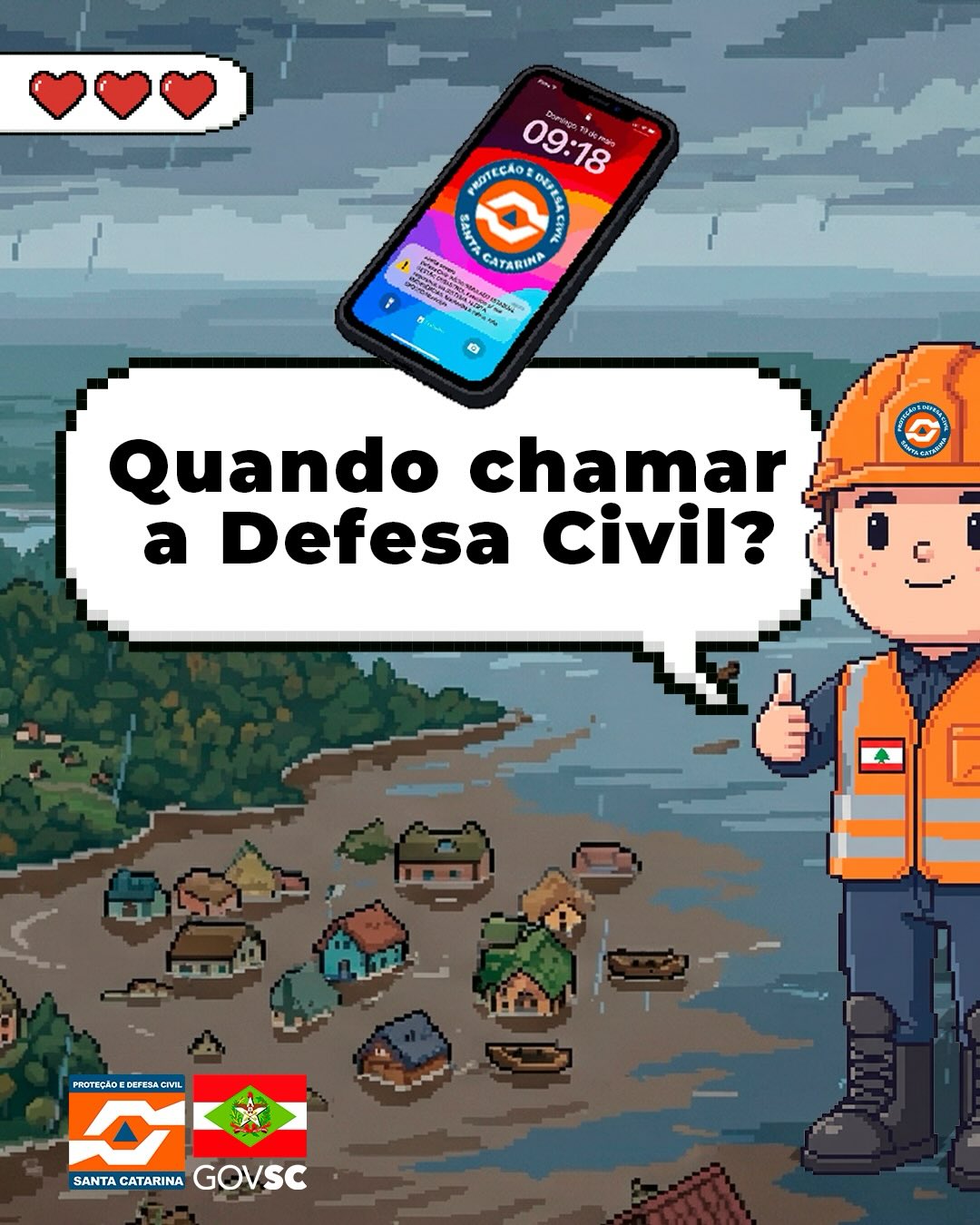 Fotos Defesa Civil de Santa Catarina