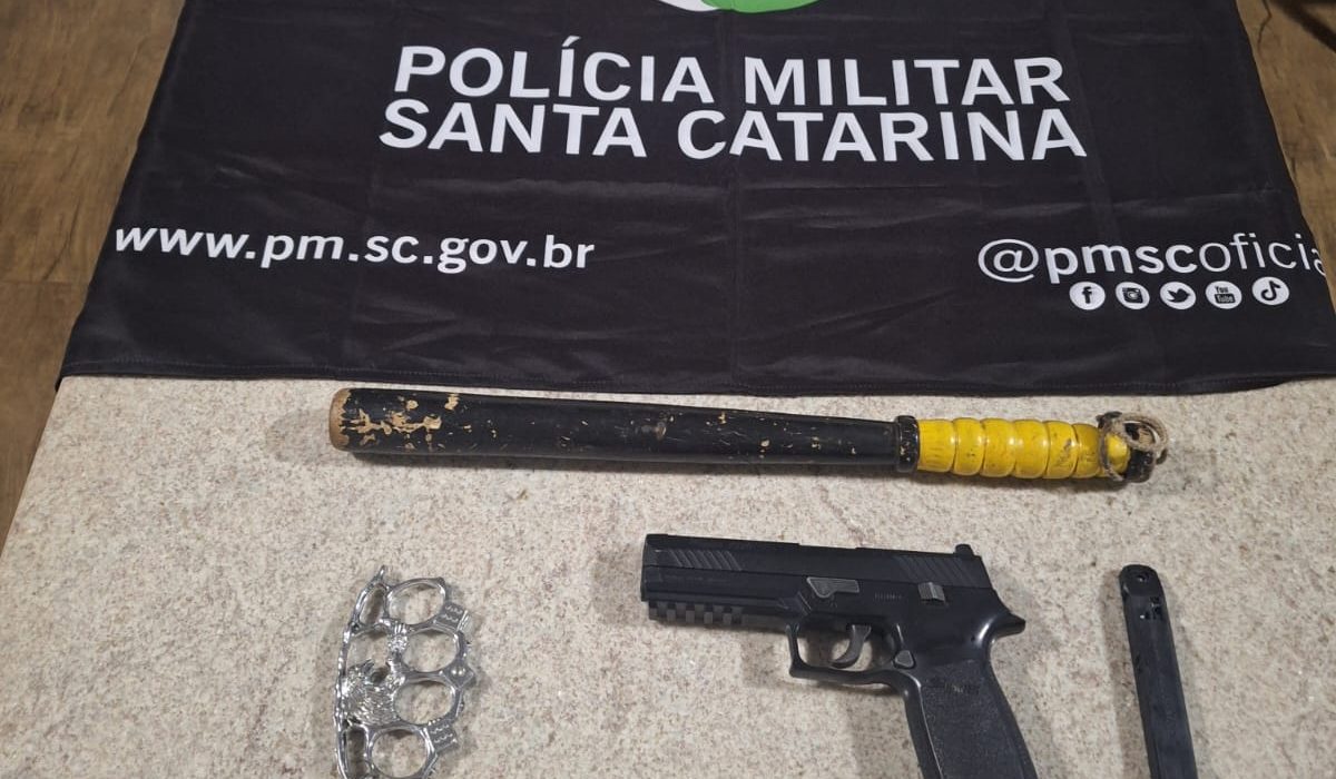 Ameaça e posse de arma branca mobilizam polícia na SC-163