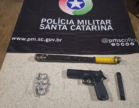 Ameaça e posse de arma branca mobilizam polícia na SC-163